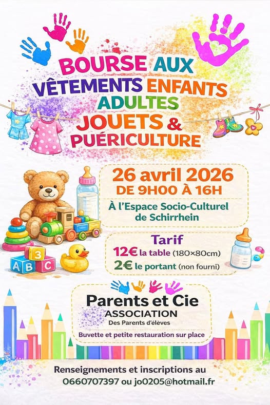 Schirrhein - Bourse aux jouets et vêtements