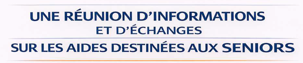 Schirrhein - Réunion d'information et d'échange sur les aides destinées aux seniors