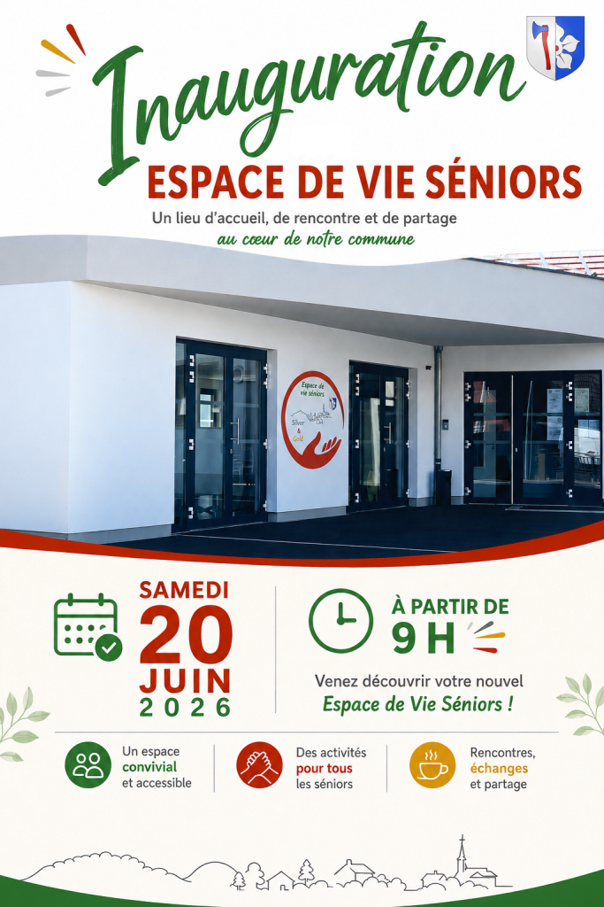 Schirrhein - 🎉🏡 INAUGURATION DE L’ESPACE DE VIE SÉNIORS 🏡🎉
