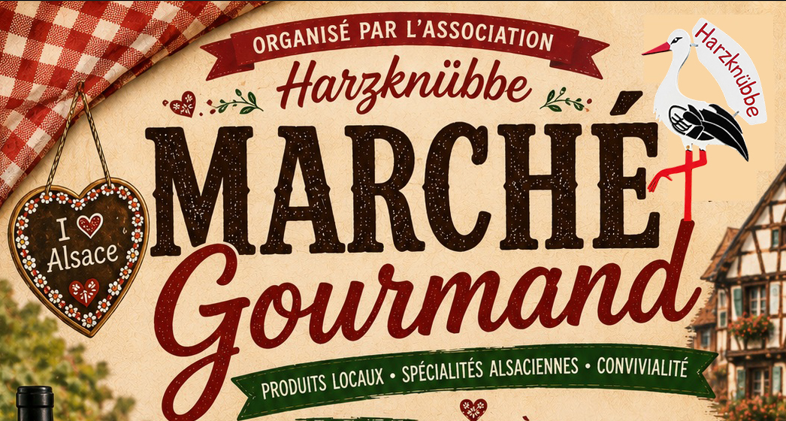 Schirrhein - 🍽️ Marché Gourmand du Harzknübbe
